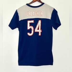 Reebok Chicago Bears T-Shirt Women’s Medium Navy Blue Urlacher #54 NFL‎ Football